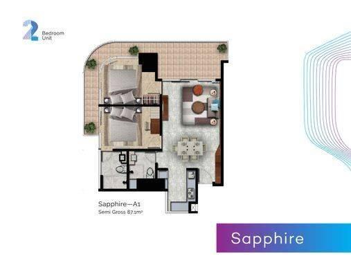 2 Bedroom = Sapphire (Corner) 2 Bedroom = Sapphire (Corner)