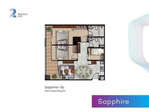 2 + 1 Bedroom = Sapphire B 2 + 1 Bedroom = Sapphire B