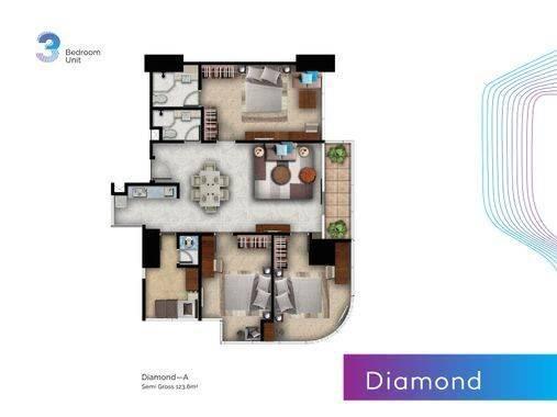 3 Bedroom = Diamond (Corner) 3 Bedroom = Diamond (Corner)