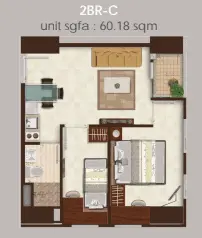 2 Bedroom Corner 2 Bedroom Corner