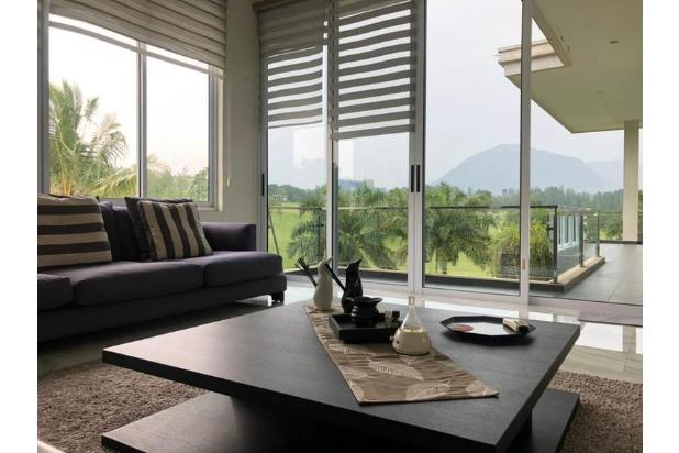 Rumah Sultan View Lapangan Golf Mewah Lantai Gunung Salak Tanpa