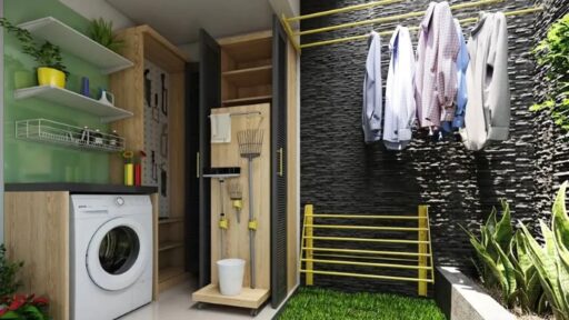 9 Desain Ruang Jemuran Minimalis Yang Aesthetic Di Rumah