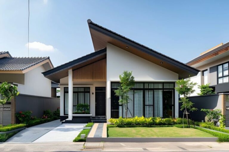 Inspirasi Rumah Minimalis Atap Miring Paling Cantik