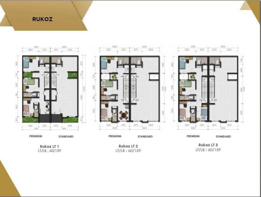 U House Bintaro - denah 1