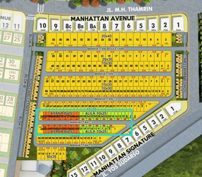 manhattan residence siteplan