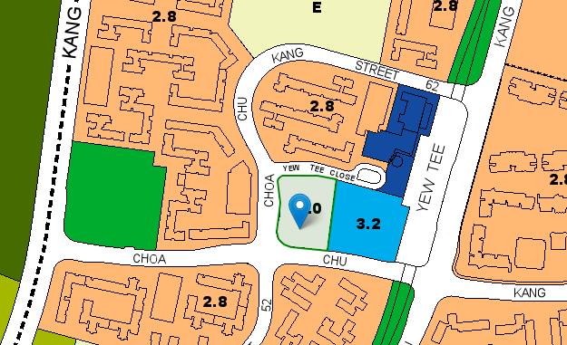 URA master plan of Choa Chu Kang November 2021 BTO